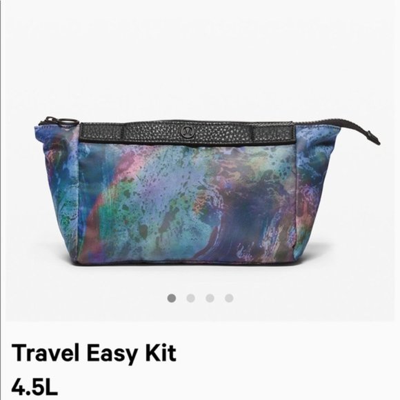 lululemon athletica Handbags - LULULEMON🍋Travel Kit Leather Trim-Cosmic Multi
